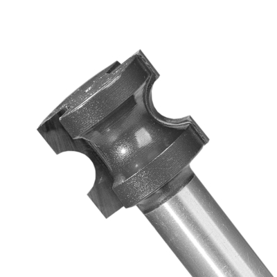 Plywood Half Profile Router Bit Bullnose Radius Router Bits Fully Rounded Edge